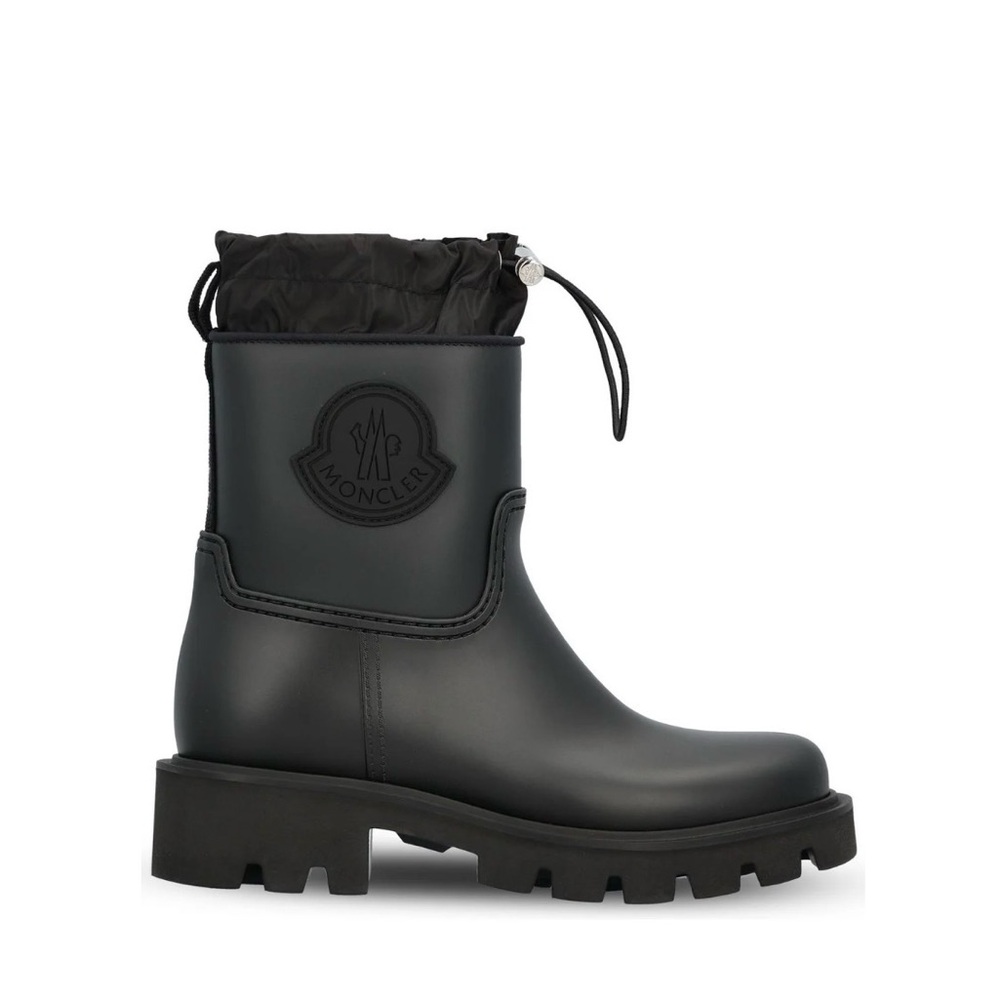 Moncler Black Rain Boots